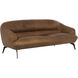 Armani Cognac Leather Sofa